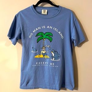 Venice Beach T shirt No Man Is An Island … except Me